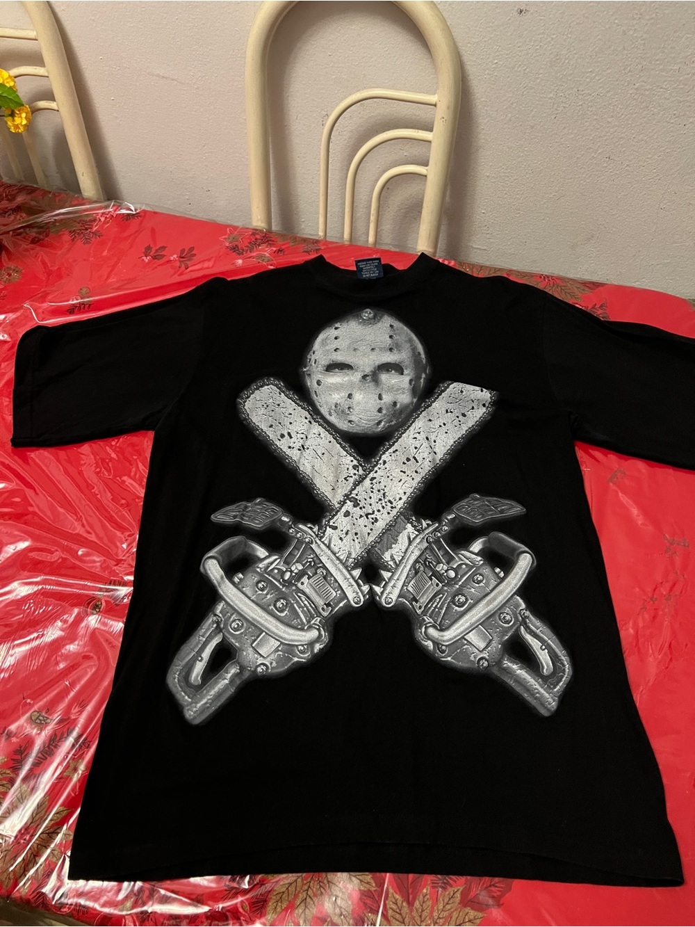 Metal Jeans “Friday the 13th Jason Voorhees Mask” TShirt Mens Sz XL Horror Movie